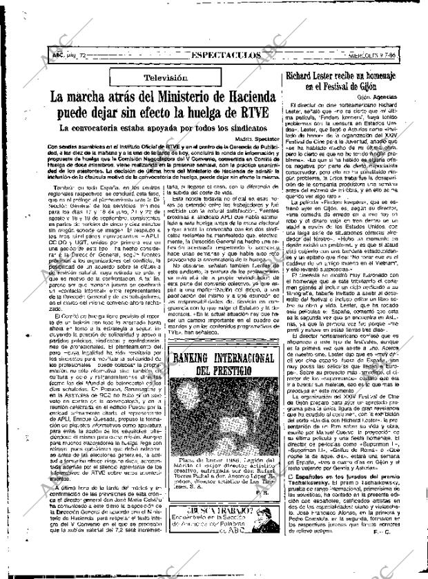 ABC MADRID 09-07-1986 página 72