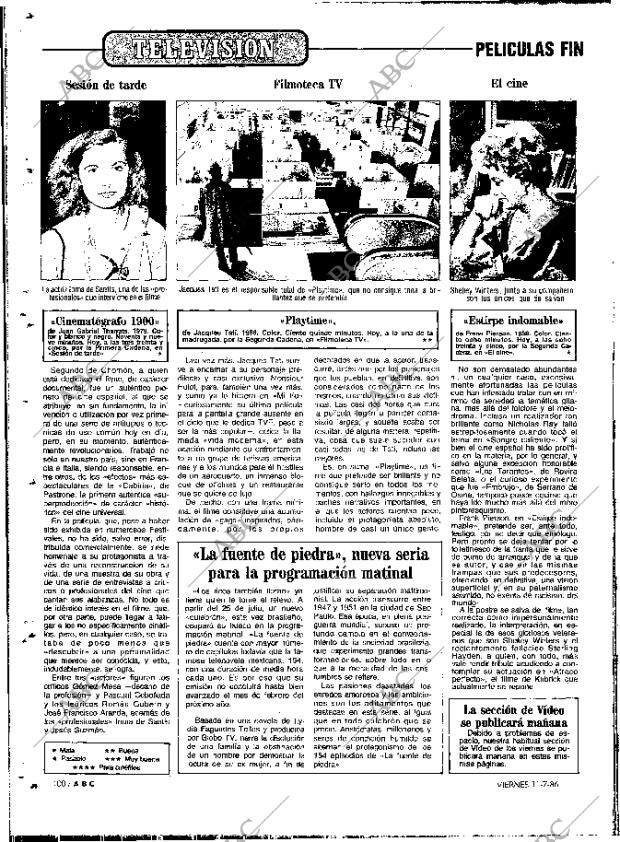 ABC MADRID 11-07-1986 página 100