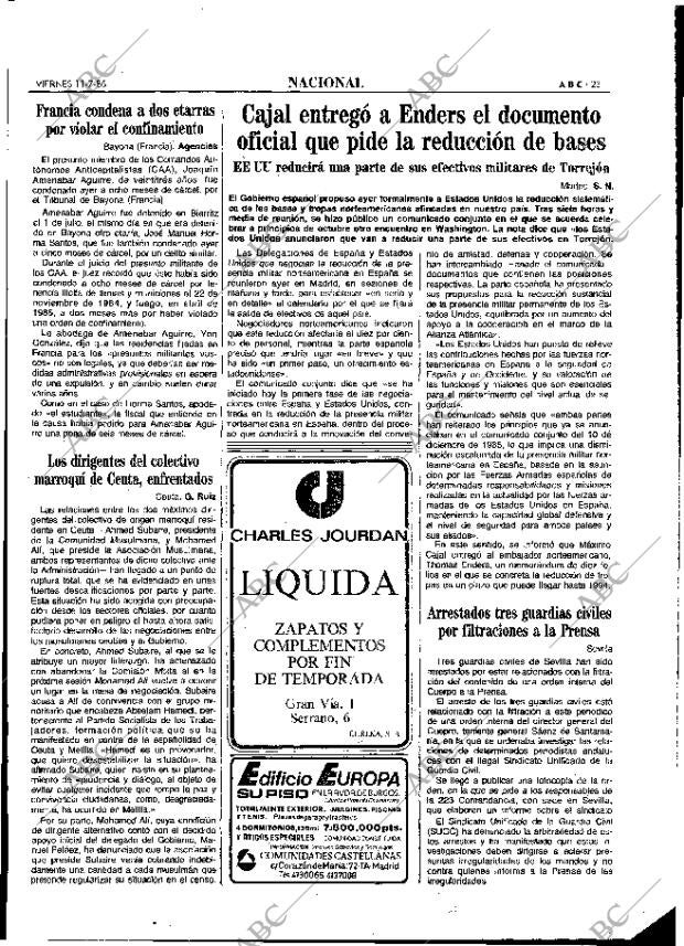 ABC MADRID 11-07-1986 página 23