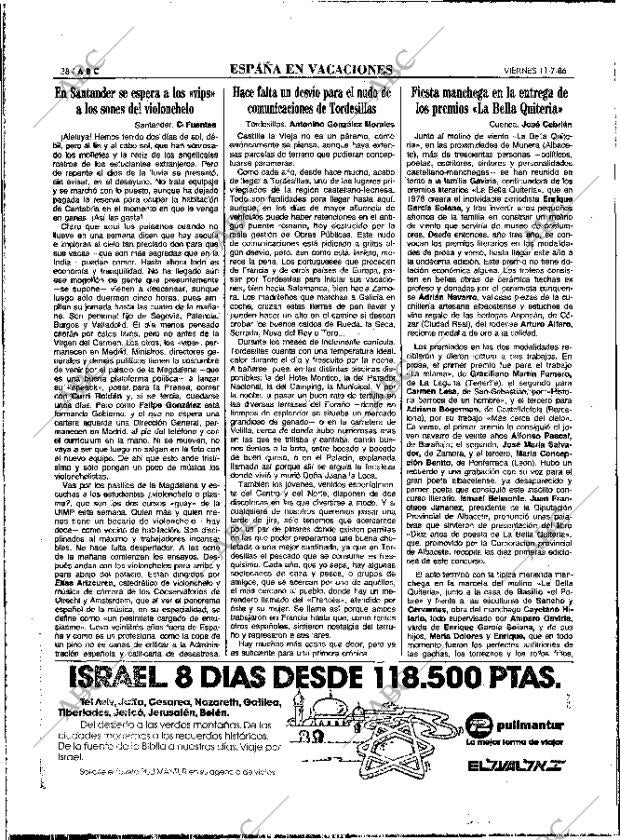 ABC MADRID 11-07-1986 página 38