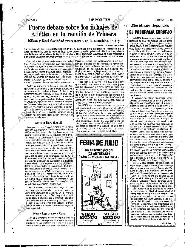 ABC MADRID 11-07-1986 página 66