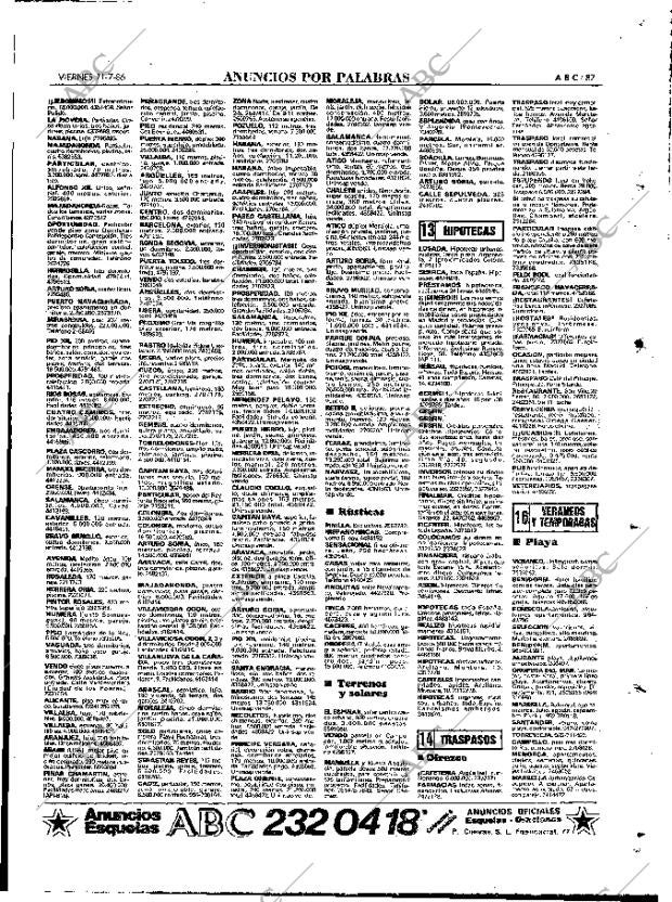 ABC MADRID 11-07-1986 página 87