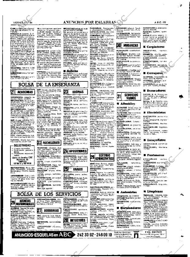 ABC MADRID 11-07-1986 página 89