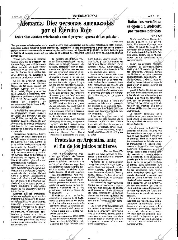 ABC SEVILLA 12-07-1986 página 23