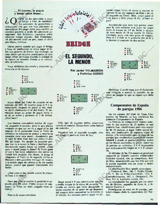 ABC MADRID 13-07-1986 página 165