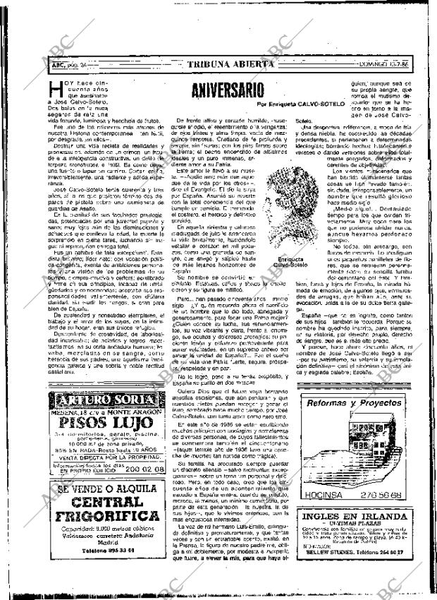 ABC MADRID 13-07-1986 página 26