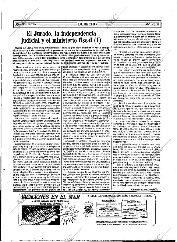 ABC MADRID 13-07-1986 página 53