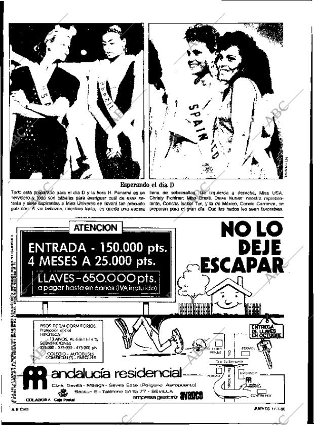 ABC SEVILLA 17-07-1986 página 68