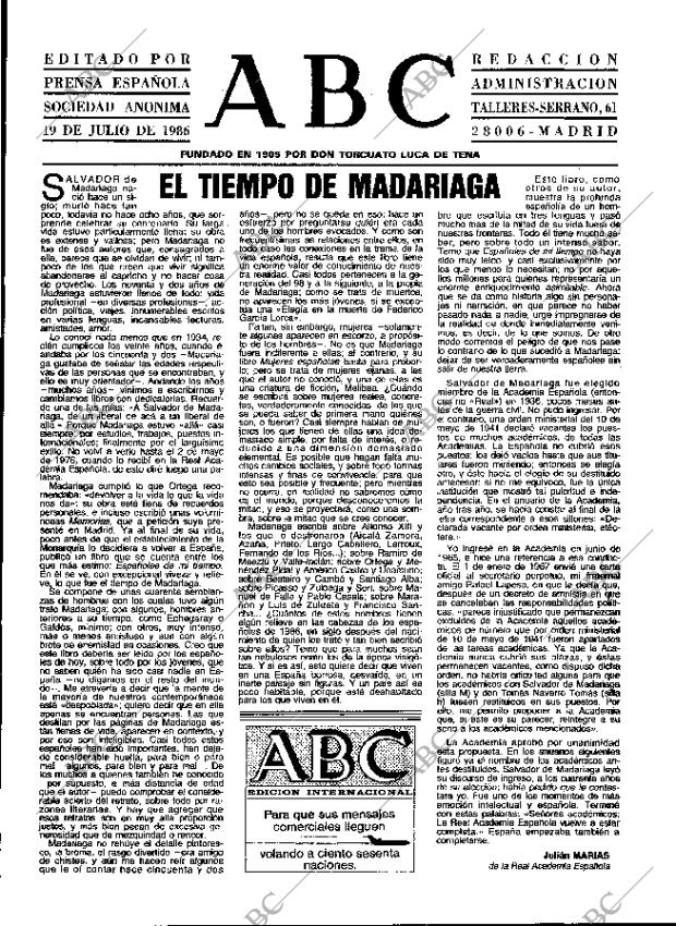 ABC MADRID 19-07-1986 página 3