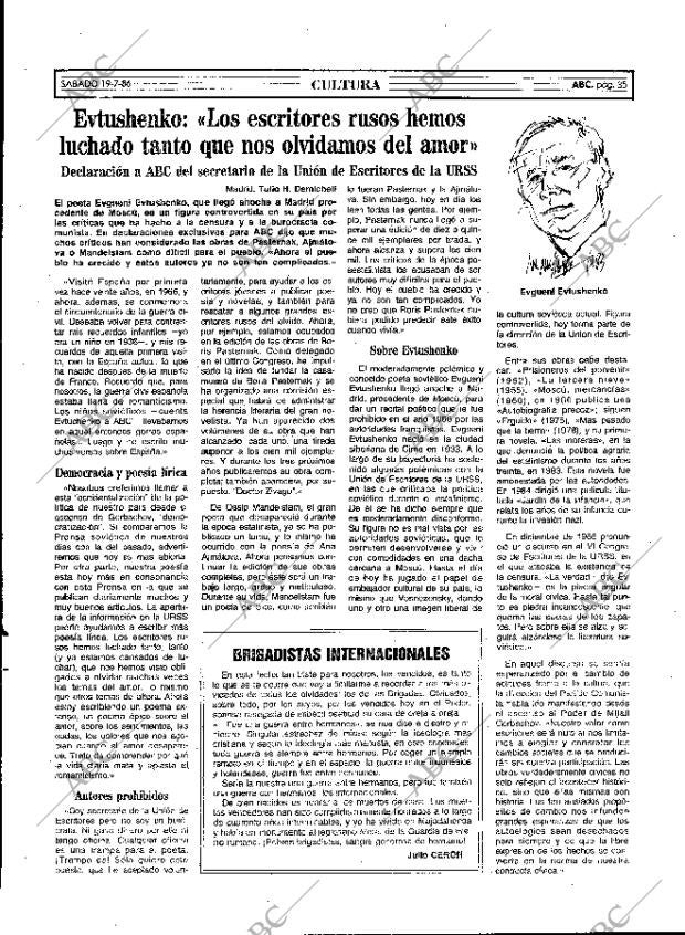 ABC MADRID 19-07-1986 página 35
