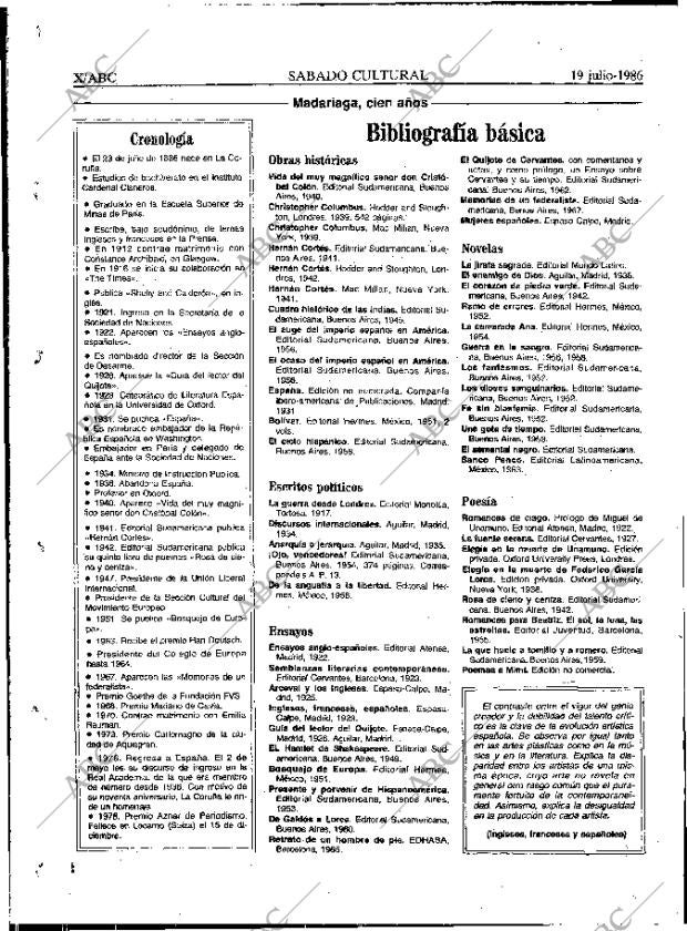 ABC MADRID 19-07-1986 página 46