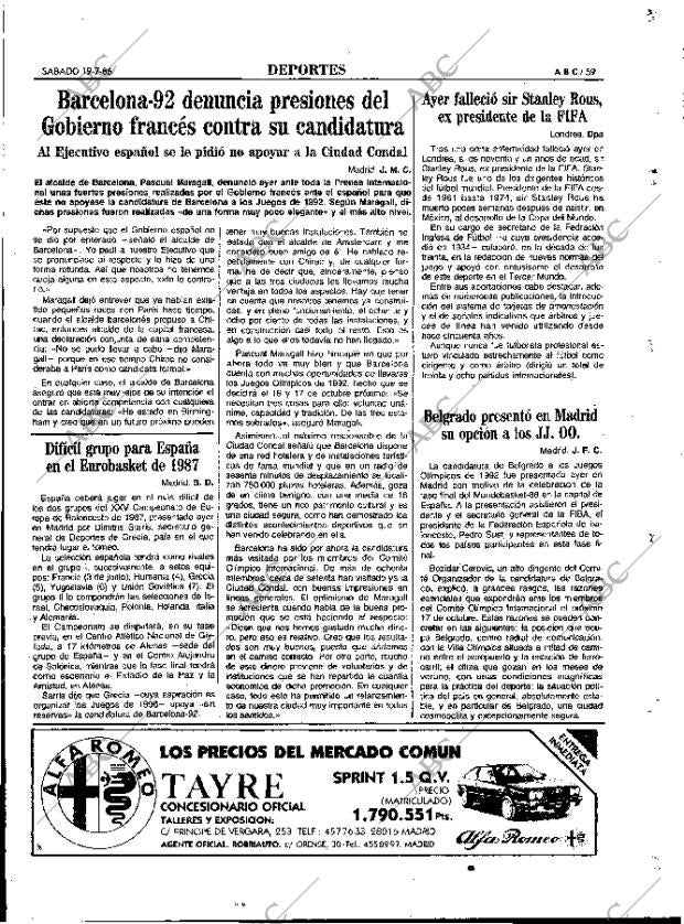 ABC MADRID 19-07-1986 página 59
