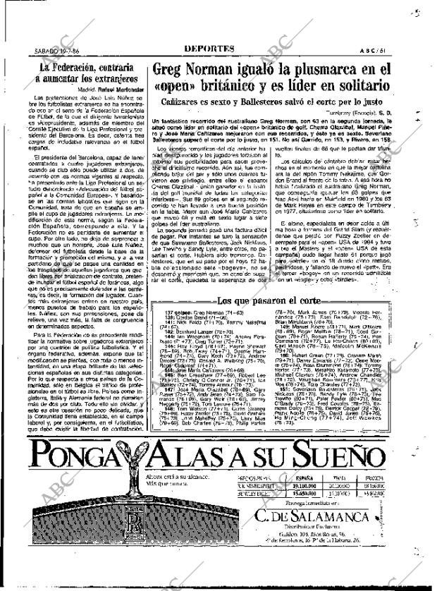 ABC MADRID 19-07-1986 página 61