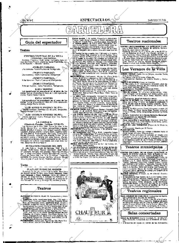 ABC MADRID 19-07-1986 página 66