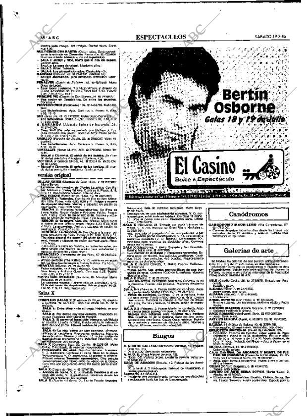 ABC MADRID 19-07-1986 página 68