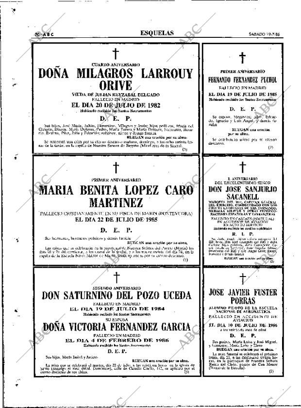 ABC MADRID 19-07-1986 página 70