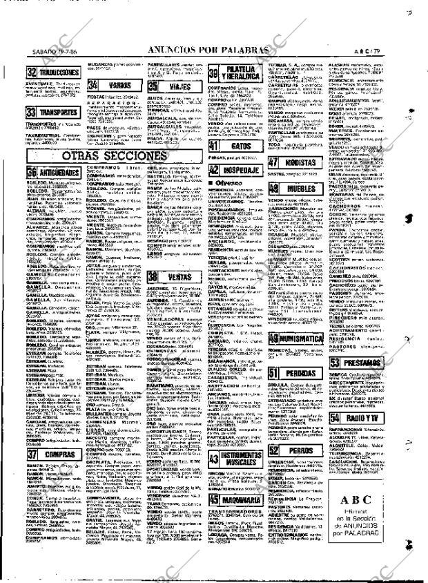 ABC MADRID 19-07-1986 página 79