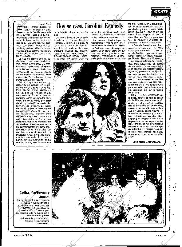 ABC MADRID 19-07-1986 página 85