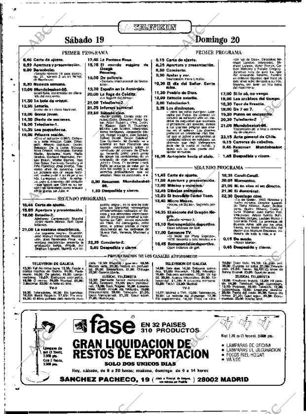 ABC MADRID 19-07-1986 página 86