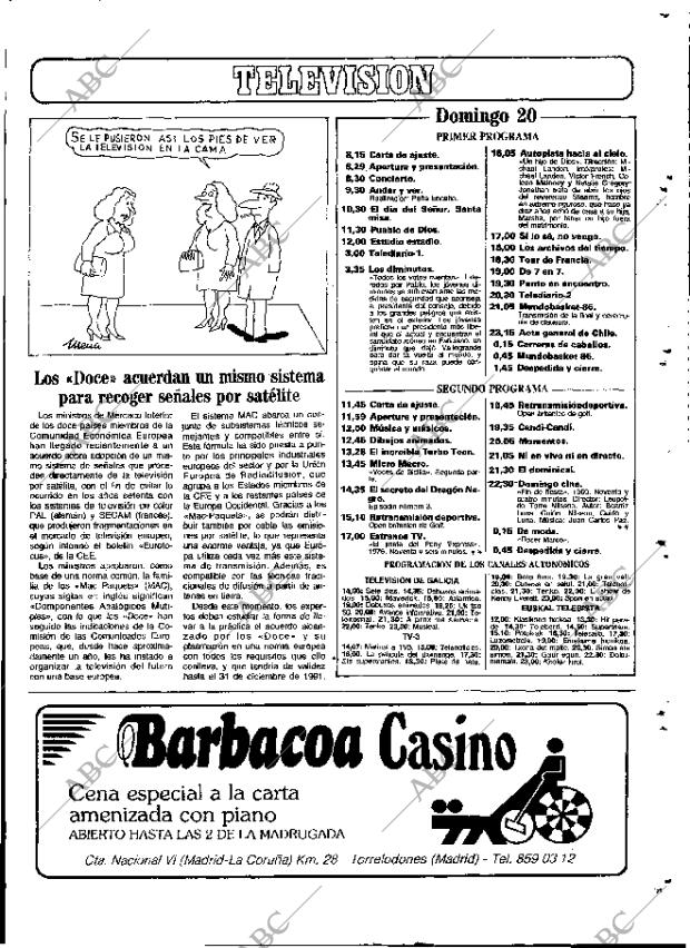 ABC MADRID 20-07-1986 página 111