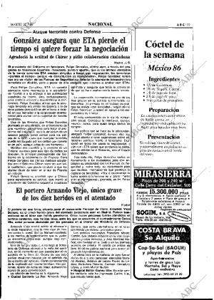 ABC MADRID 22-07-1986 página 17
