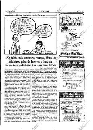 ABC MADRID 22-07-1986 página 19