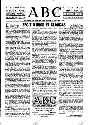 ABC MADRID 22-07-1986 página 3