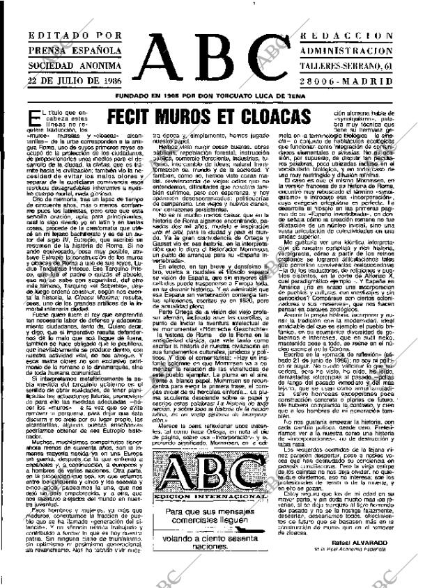 ABC MADRID 22-07-1986 página 3