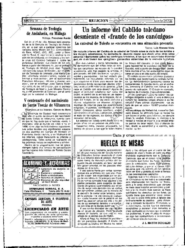 ABC MADRID 22-07-1986 página 34