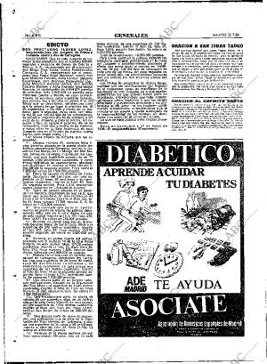 ABC MADRID 22-07-1986 página 74
