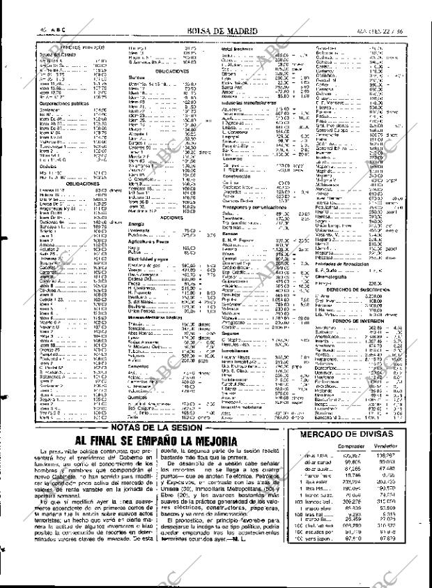 ABC SEVILLA 22-07-1986 página 46