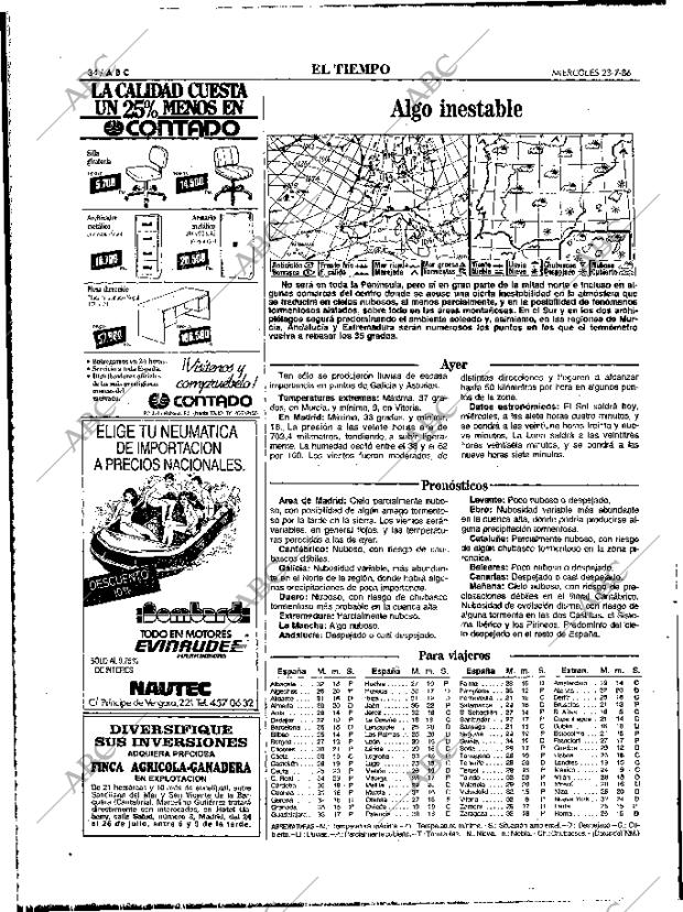 ABC MADRID 23-07-1986 página 34