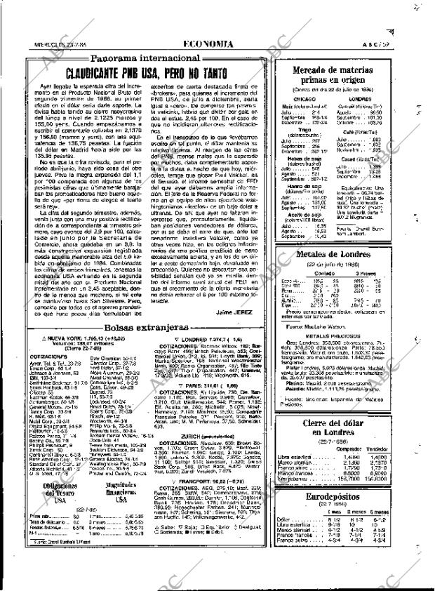 ABC MADRID 23-07-1986 página 59