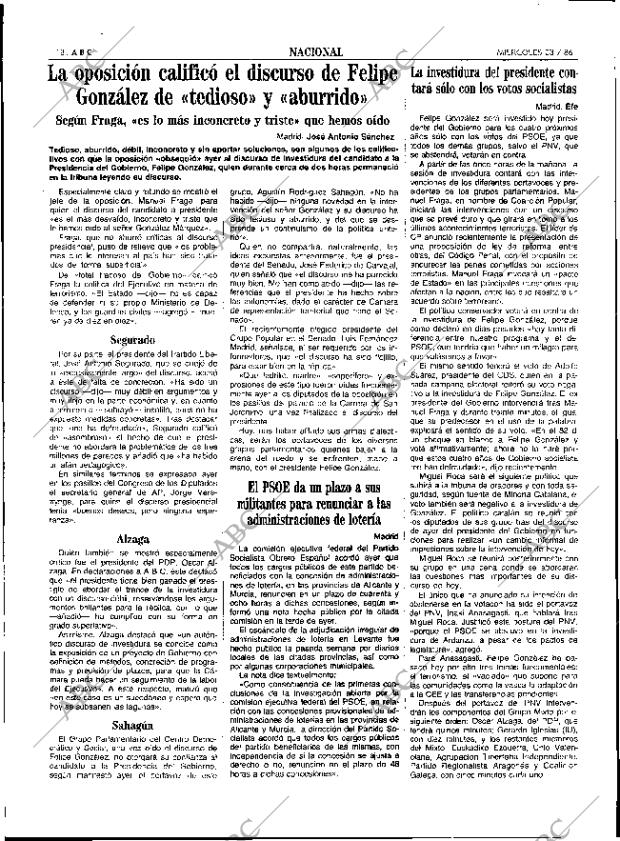 ABC SEVILLA 23-07-1986 página 18
