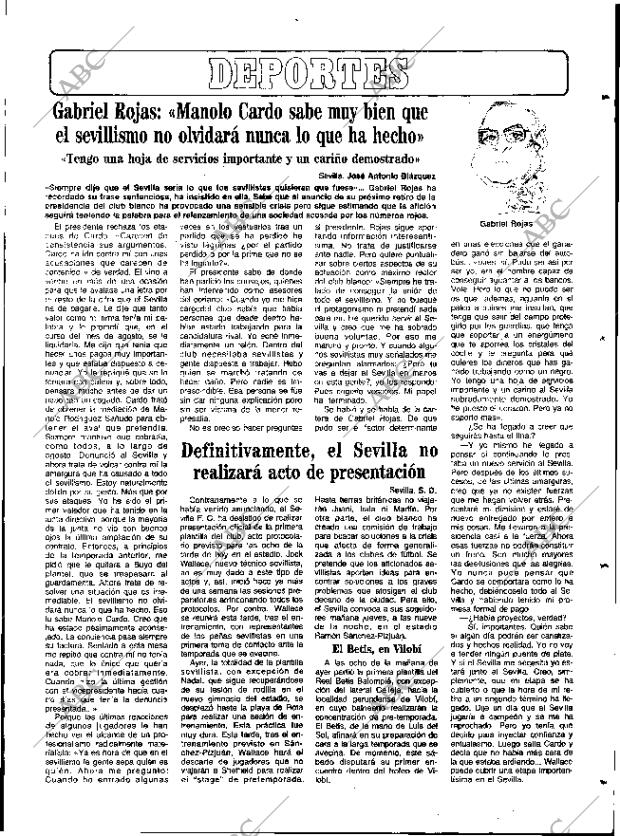 ABC SEVILLA 23-07-1986 página 43