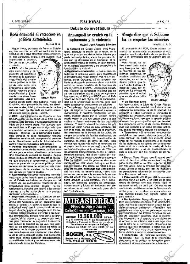 ABC MADRID 24-07-1986 página 17