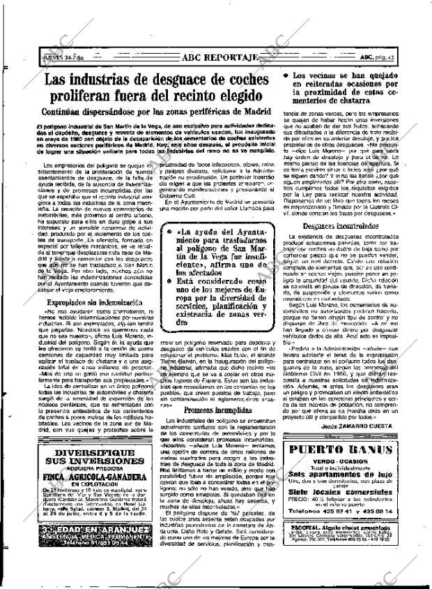 ABC MADRID 24-07-1986 página 43