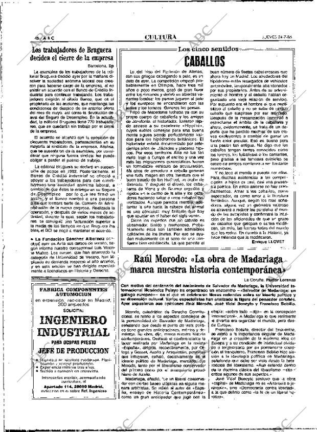 ABC MADRID 24-07-1986 página 46