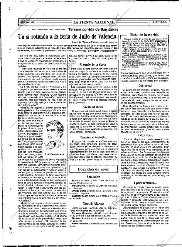 ABC MADRID 24-07-1986 página 60