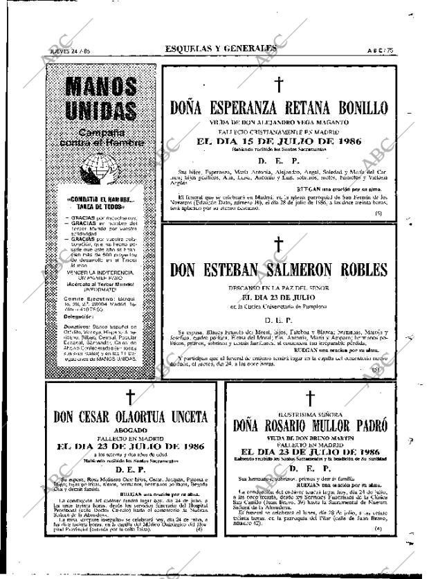 ABC MADRID 24-07-1986 página 75