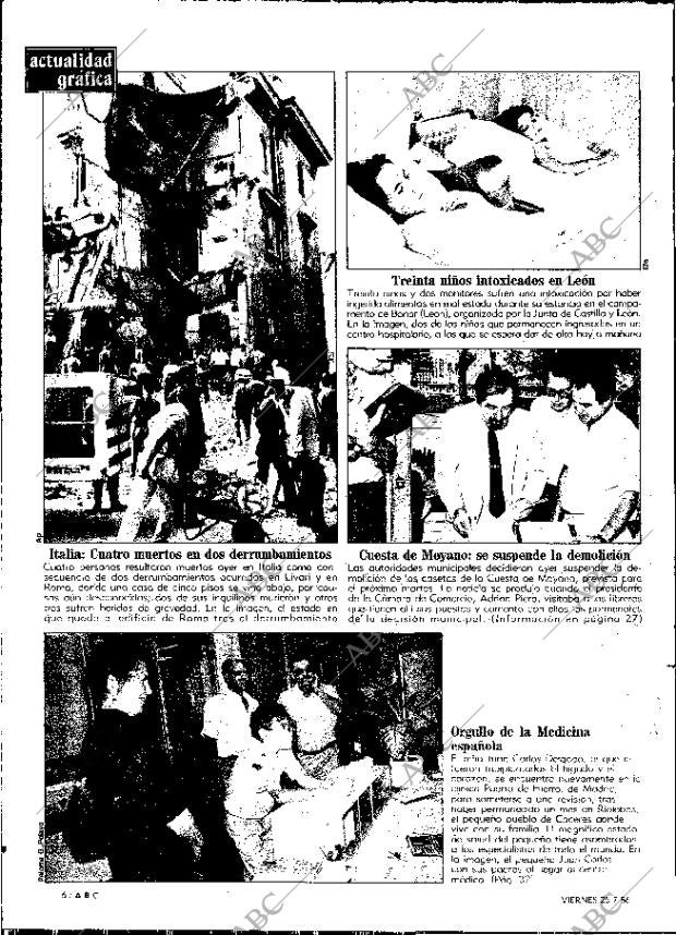 ABC MADRID 25-07-1986 página 6