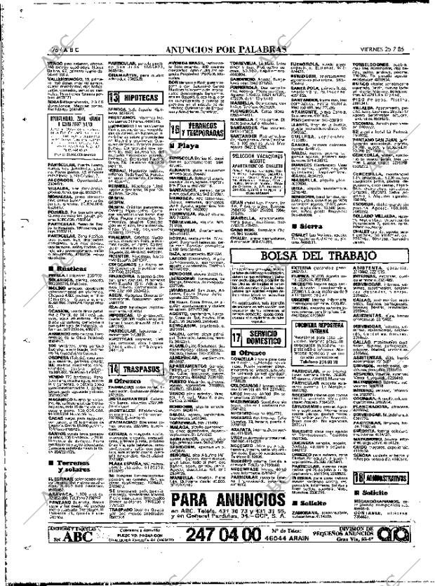 ABC MADRID 25-07-1986 página 76