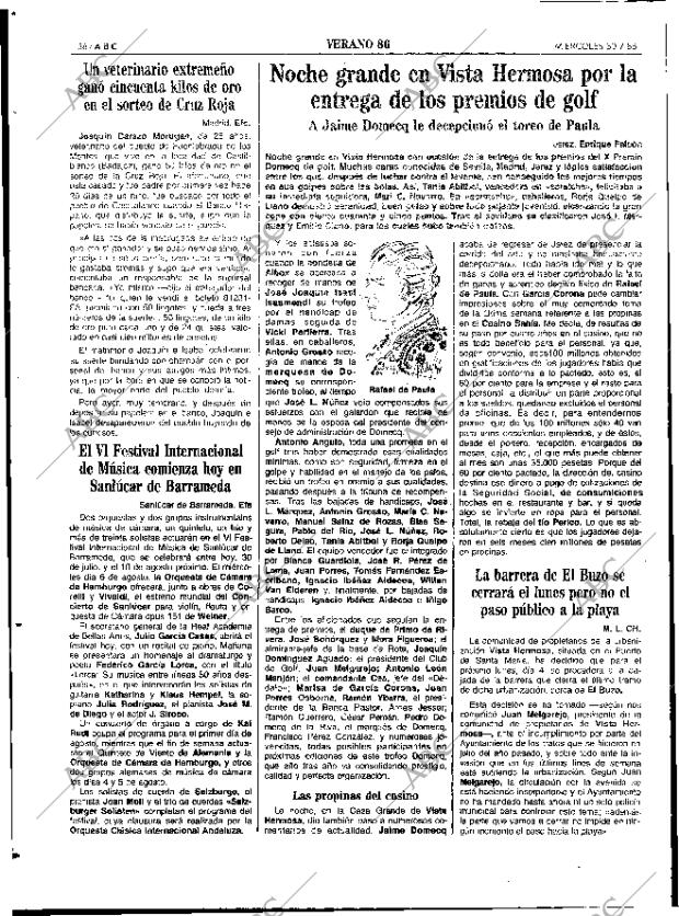 ABC SEVILLA 30-07-1986 página 38