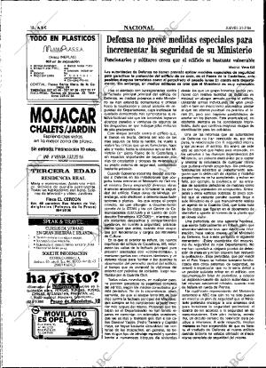 ABC MADRID 31-07-1986 página 18