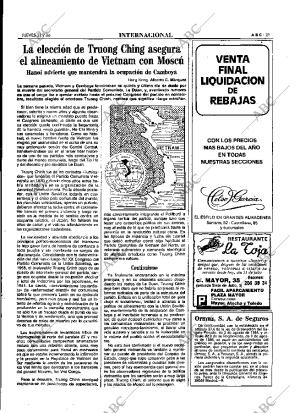 ABC MADRID 31-07-1986 página 23