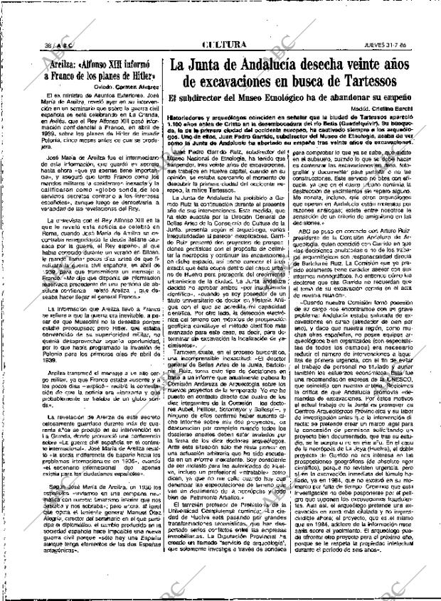 ABC MADRID 31-07-1986 página 38
