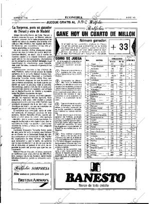 ABC MADRID 31-07-1986 página 43