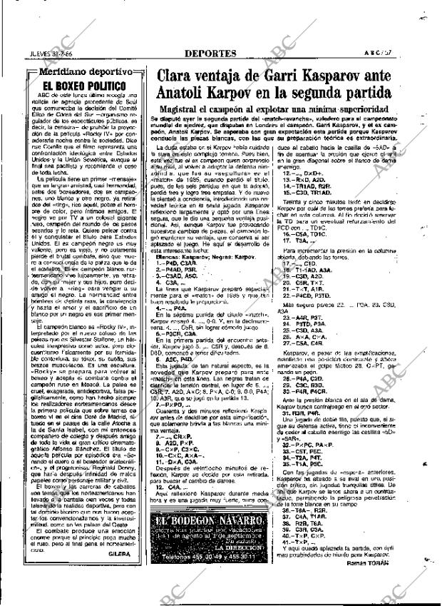 ABC MADRID 31-07-1986 página 57