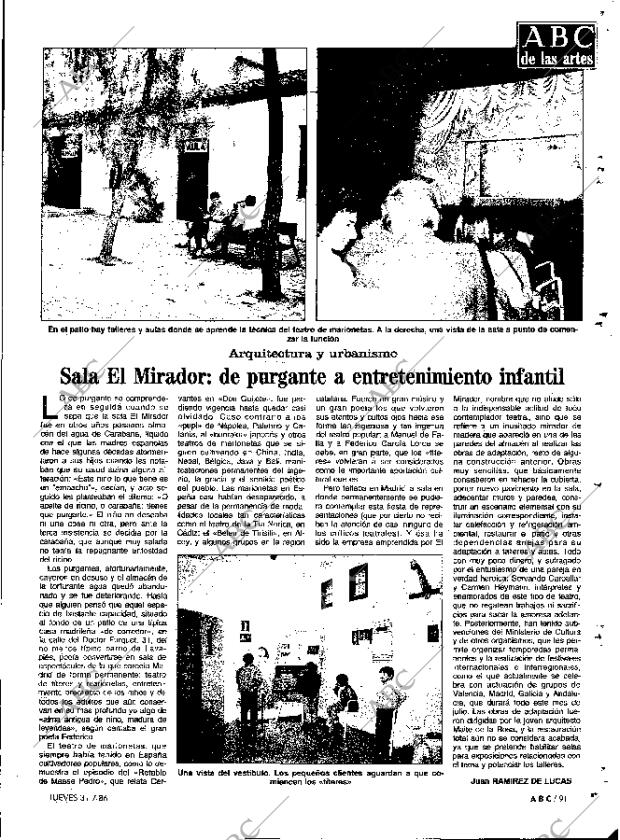 ABC MADRID 31-07-1986 página 91