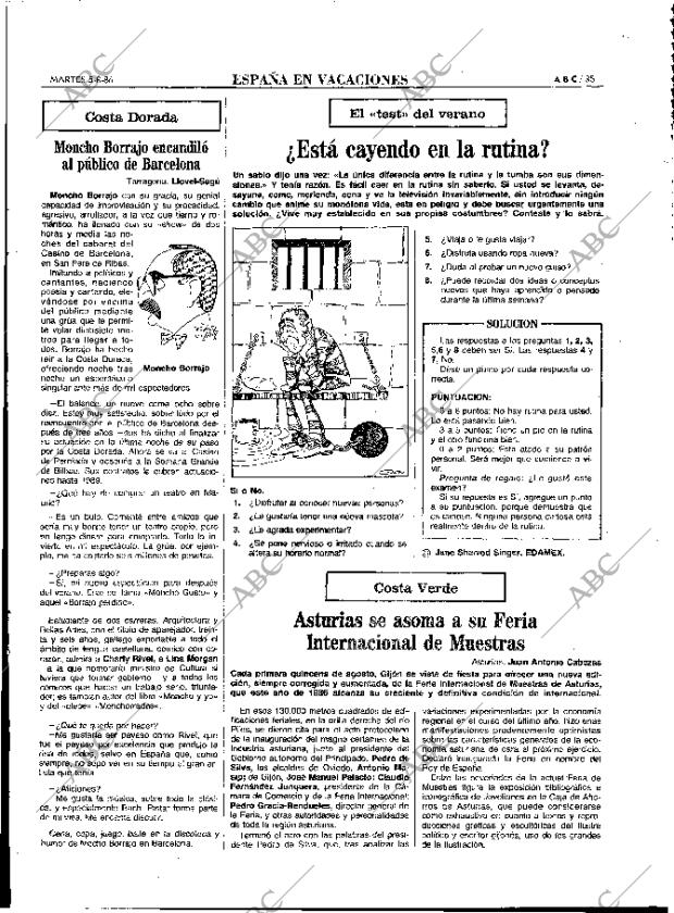 ABC MADRID 05-08-1986 página 35